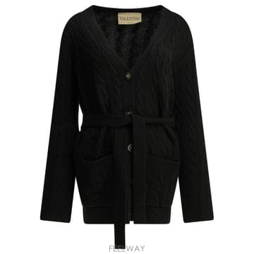 Valentino [V90]�߷�Ƽ�� 9B3KA16DAB90NO ���� ��Ʈ ������ ����� Cashmere cable knit c[V90]�߷�Ƽ�� 9B3KA16DAB90NO ���� ��Ʈ ������ ����� C