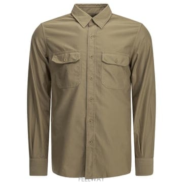 TOM FORD [V90]������ HME001FMC327JBW ���� ���� ���� Military Casual Shirt[V90]������ HME001FMC327JBW ���� ���� ���� Military Ca