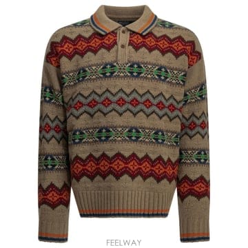 Ralph Lauren [V90]����  710B23901001TAN MULTI ���� ��Ʈ ������ ����� Fair Isle Polo[V90]����  710B23901001TAN MULTI ���� ��Ʈ ������ ����