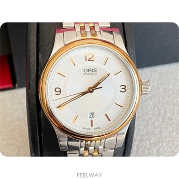 오리스 클래식 데이트 라지 42mm 오토메틱 남성용 스틸