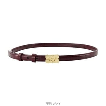 26FW 가니 벨트 B3040005 436 BURGUNDY