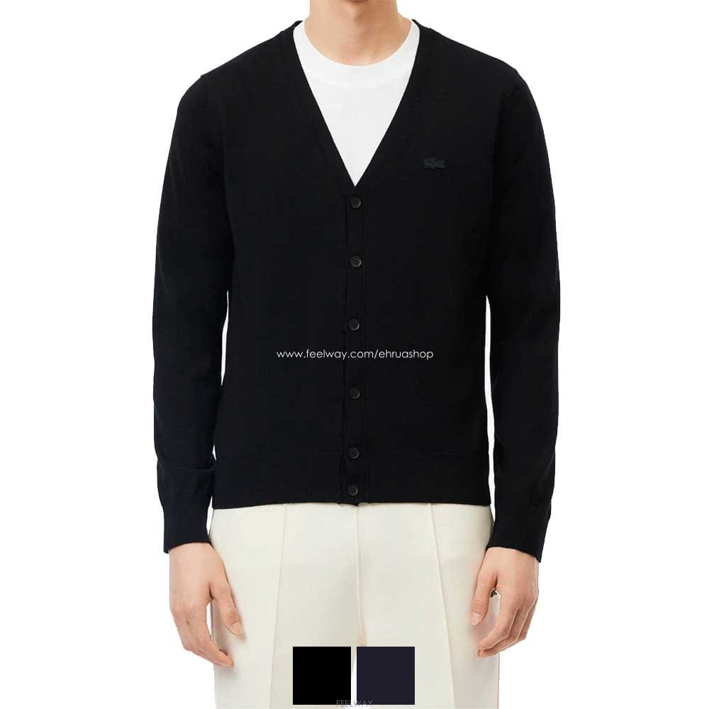 LACOSTE ���ڽ��� ���� �޸��� �� V�� ��ư ����Ƕ��ڽ��� ���� �޸��� �� V�� ��ư �����