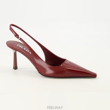 26 FW 프라다 슬링백 페이턴트 힐 펌프스 F0D27 1I673OF075055