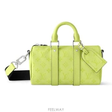 26 FW 루이비통 Keepall 키폴 반들리에 25 모노그램 코팅 캔버스 타이가 숄더백