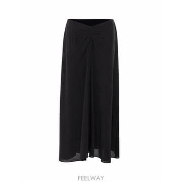 26FW 이자벨마랑 미디 스커트 JU0575FB D4J01I01BK BLACK