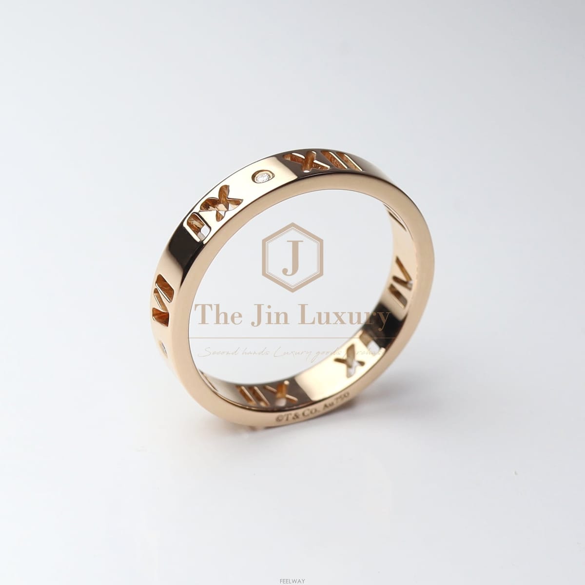 TIFFANY & Co �������Ÿ� / ���û�ǰ�� Ƽ�Ĵ� 18K ������ 4P ���̾Ƹ�� ��Ʋ�� �Ǿ�� ���� 11ȣ�������Ÿ� / ���û�ǰ�� Ƽ�Ĵ� 18K ������ 4P ���̾�