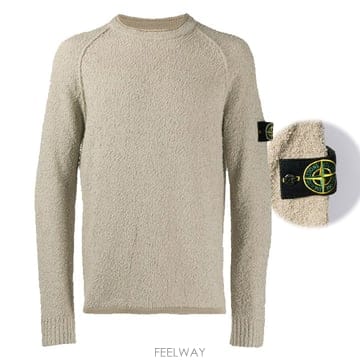 [당일]스톤 와펜 패치 보카시 울 니트 7115570D2 V0095