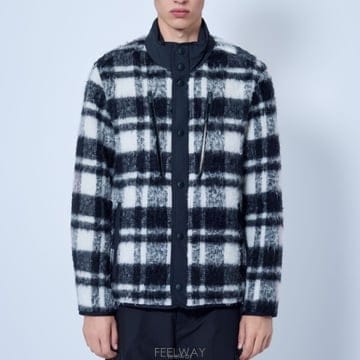 Moncler 26 FW ��Ŭ���� Scalorbi �ø��� üũ �е� �ǳ� L2091 1A00151 599UF 99726 FW ��Ŭ���� Scalorbi �ø��� üũ �е� �ǳ� L2091 1A