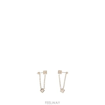 인더샵 FENDI 펜디 골드 귀걸이