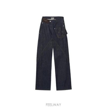 인더샵 JW ANDERSON JW 앤더슨 블루 데님 팬츠