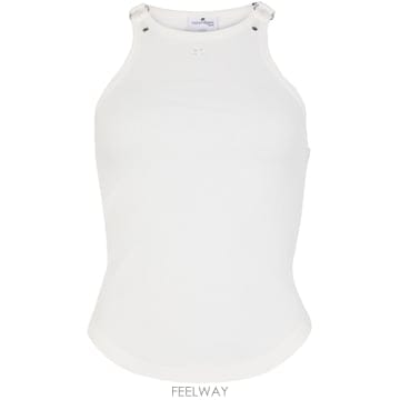 COURREGES ���Ϲ߼� ������ Buckle 90S rib tank top���Ϲ߼� ������ Buckle 90S rib tank top