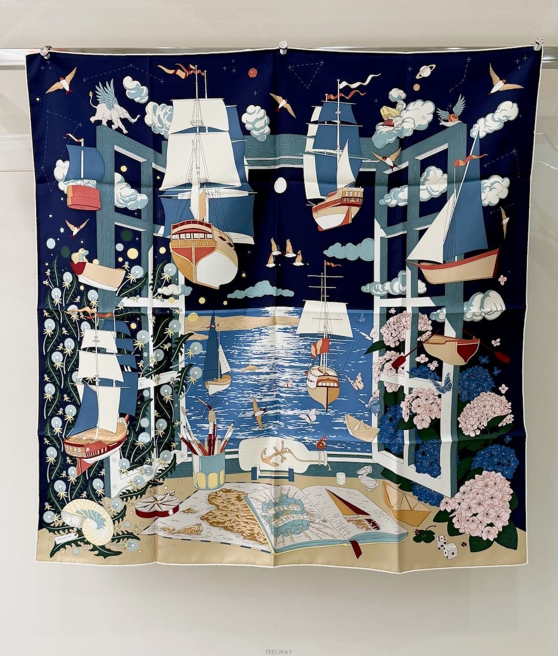 HERMES [�������Ÿ�]�����޽� �������� �� � ��ũ ��ī�� 90cm[�������Ÿ�]�����޽� �������� �� � ��ũ ��ī�� 90