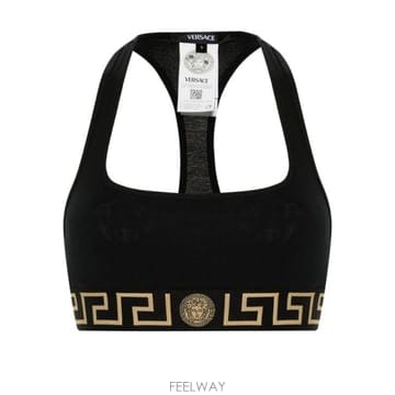 26FW 베르사체 브라 AUD010391A10011 BLACK