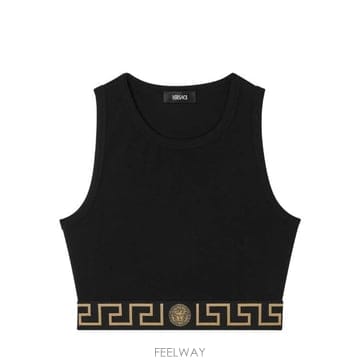 Versace 26FW ������ü �μҸ� Ƽ���� 10085981A10011 BLACK26FW ������ü �μҸ� Ƽ���� 10085981A10011 BLACK
