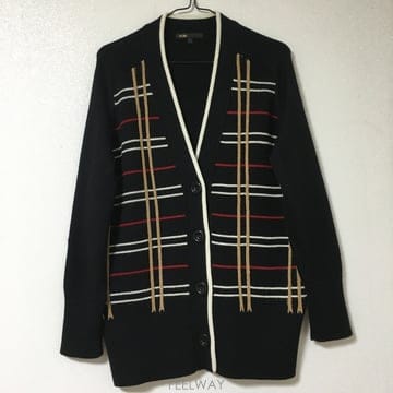 MAJE 마쥬 체크 니트 가디건 1