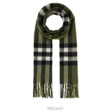 26FW 버버리 체크 캐시미어 스카프 8112646 C3265 Checked