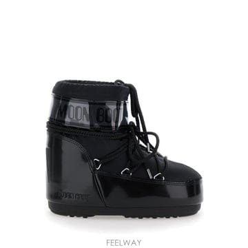 26FW 문부츠 아이콘 나일론 로우 부츠 80D1409350 N001 BLACK
