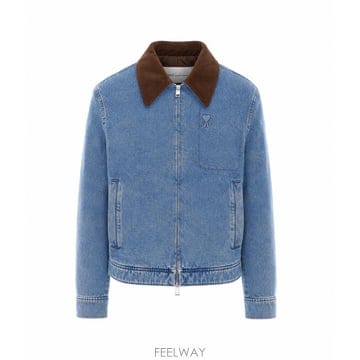 26 F/W 아미 아미 드 꾀흐 데님 자켓 HJK922/DE00464 B0012325400