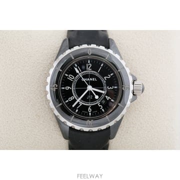 샤넬 J12 Chanel J12 블랙 세라믹 쿼츠 H0680