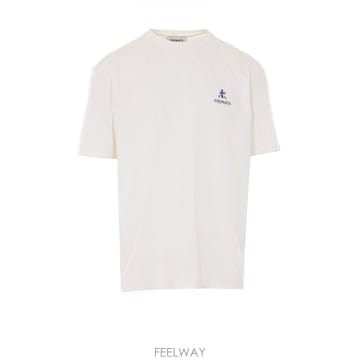 26 S/S 프리미아타 로고 티셔츠 PA1050/WHITE B0011983919