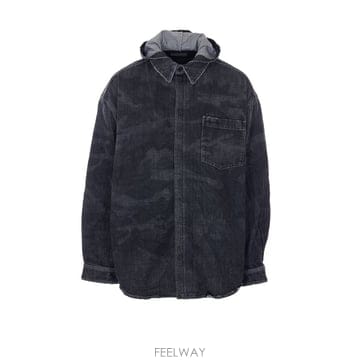 26 S/S 발렌시아가 데님 셔츠 파카 857178/TTWA64864 B0011950375