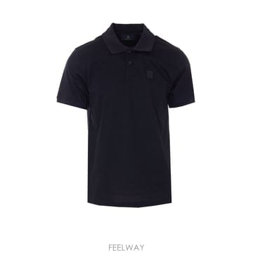 26 S/S 벨스타프 스틸 로고 폴로 106040/BLACK B0011987734