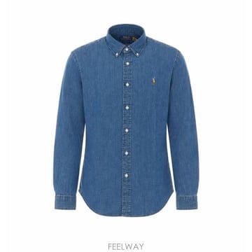 Ralph Lauren 26FW ���� �����η� ���Ϸΰ� �ڼ� ���� ���� 710792043001 DENIM BLUE26FW ���� �����η� ���Ϸΰ� �ڼ� ���� ���� 71079204300