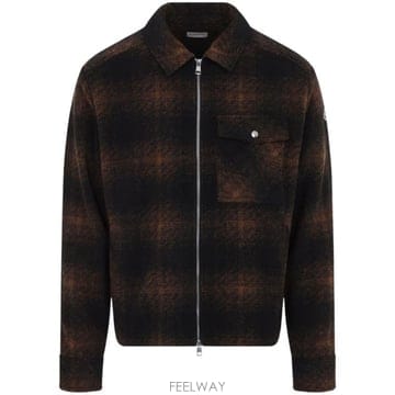 Moncler 26FW ��Ŭ���� üũ �ö��� ���� ���� ���� L20912F00035 89BKBF29 BROWN26FW ��Ŭ���� üũ �ö��� ���� ���� ���� L20912F00035 