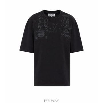 Maison Margiela 26FW ���������� ���� Ƽ���� S50GC0737 S24607855 BLACK26FW ���������� ���� Ƽ���� S50GC0737 S24607855 BLACK