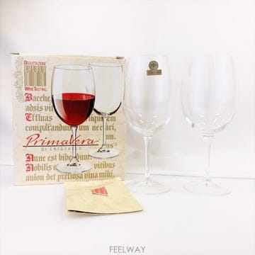 PRIMA VERA 프리마베라 와인테스팅 이태리 크리스탈 와인잔 커플세트 A184