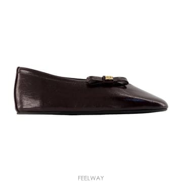 26 F/W 가니 JENNY 플랫슈즈 GANNI 신세틱 브라운 D10 B0732314222