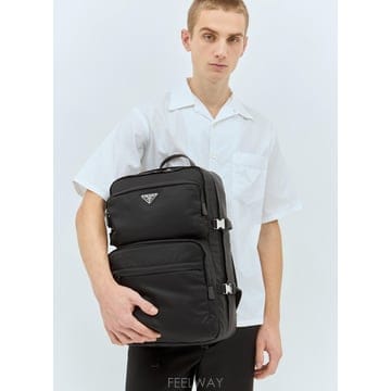 25 S/S 프라다 RENYLON & 사피아노 레더 백팩 2VZ101 B0111480272