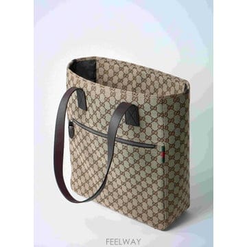 25 F/W 구찌 미디엄 GG 캔버스 토트백 백 834796 FAEP B0111698217