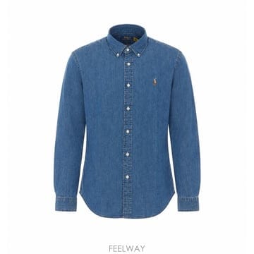 26 F/W 폴로 랄프로렌 폴로 로고 데님 셔츠 71079204300 B0012326054