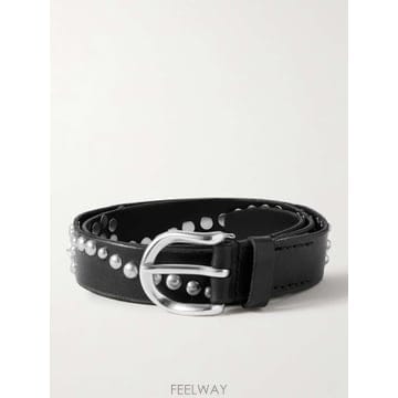 아워 레가시 3.5CM 스타 FALL 스터드 레더 벨트 A4228S B0081659962