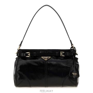26 FW 프라다 보니 버클 숄더백 블랙 F0002 1BC297VOOM2CYR