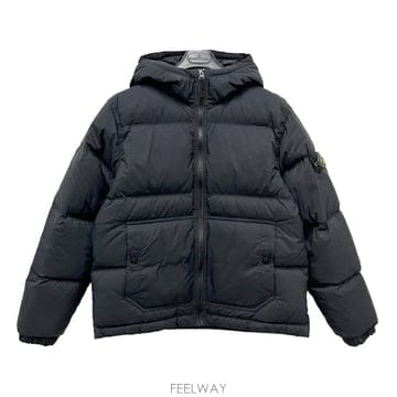 논현 더팩토리 26FW 스톤아일랜드 키즈 와펜 패치 후드 다운 패딩 자켓 14 블랙 L2S164100005