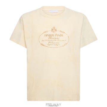 26 FW 프라다 빈티지 로고 티셔츠 F0018 39698OOO6337
