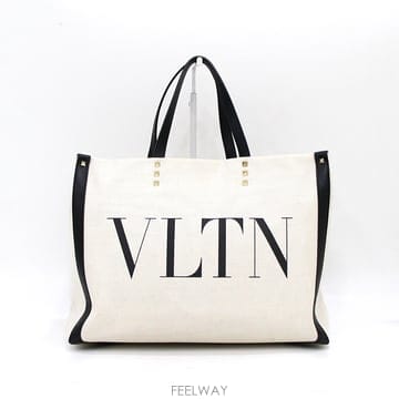 발렌티노 XW2B0D21 캔버스 VLTN 로고 토트백aa68143-