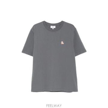 Maison Kitsune 26FW ����Ű���� ���� Ƽ���� MRMJT37 KJ70250585 GREY26FW ����Ű���� ���� Ƽ���� MRMJT37 KJ70250585 GREY