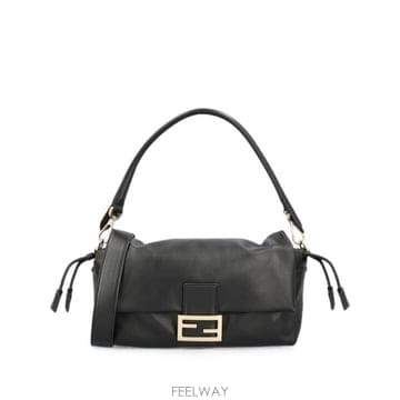 26FW 펜디 바게트 소프트 미디엄 백 8BR856 B1ZKF0QA1 BLACK