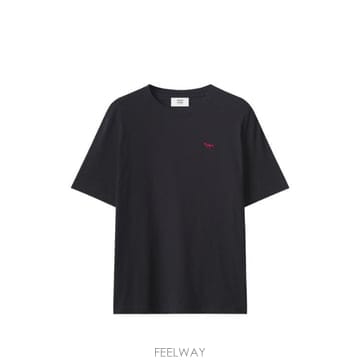 Maison Kitsune 26FW ����Ű���� ���� Ƽ���� MRMJT00 KJ7026P199 BLACK26FW ����Ű���� ���� Ƽ���� MRMJT00 KJ7026P199 BLACK
