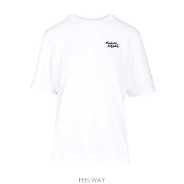 26 FW 메종 키츠네 핸드라이팅 컴포트 티셔츠 O102 PW00114KJ0119