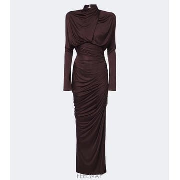Balmain 26 FW �߸� �巹���� ���� �ƽ� �巹�� TP58169245926 FW �߸� �巹���� ���� �ƽ� �巹�� TP581692459