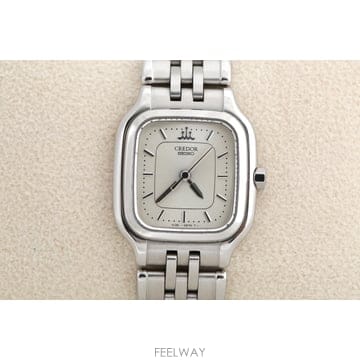 세이코 크레도르 SEIKO Credor 사각 여성용 쿼츠 4J81-0B74