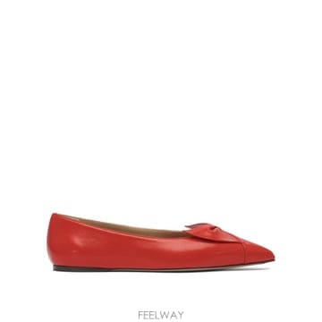 Ferragamo [V90]��󰡸� 0784991 ���� �߷����� �÷� �޸����� Ballet flats with bow Soft[V90]��󰡸� 0784991 ���� �߷����� �÷� �޸����� Ball