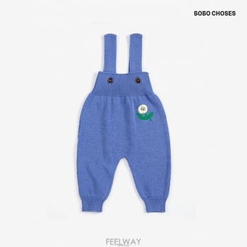 보보쇼즈 26FW Made in Spain 베이비 Stamp Bloom 니트오버올 B226AB031