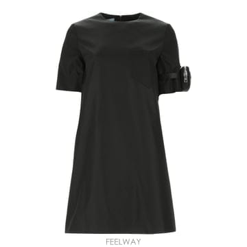 PRADA 26 FW ����� �Ŀ�ġ ������ Ƽ���� �巹�� F0002 230620S2011WQ826 FW ����� �Ŀ�ġ ������ Ƽ���� �巹�� F0002 230620S