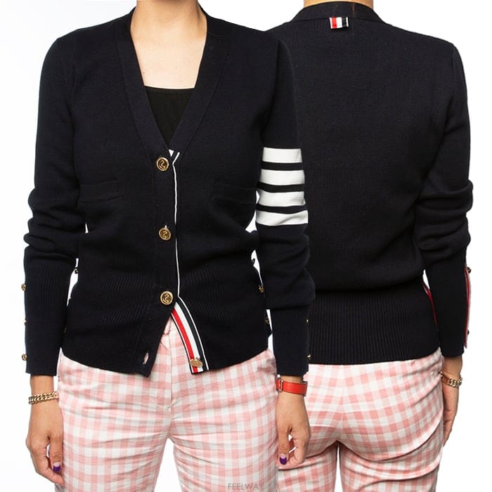 Thom Browne [����] 26FW ����� �ж�� ��Ƽġ �޸��� �� ����� ���̺� FKC207A 00014 415[����] 26FW ����� �ж�� ��Ƽġ �޸��� �� ����� ��