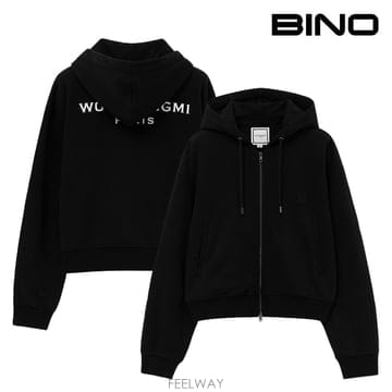 26FW 우영미 백로고 후드집업 M263TS47